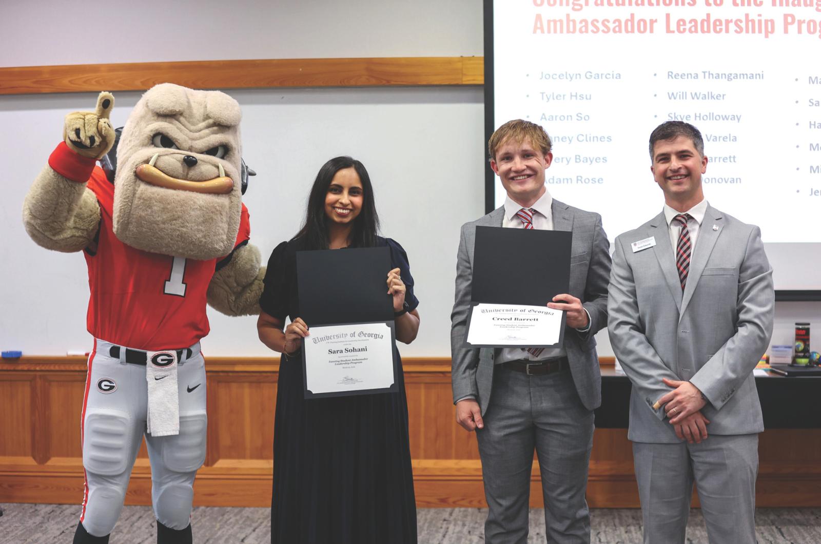 Developing leaders & training ambassadors