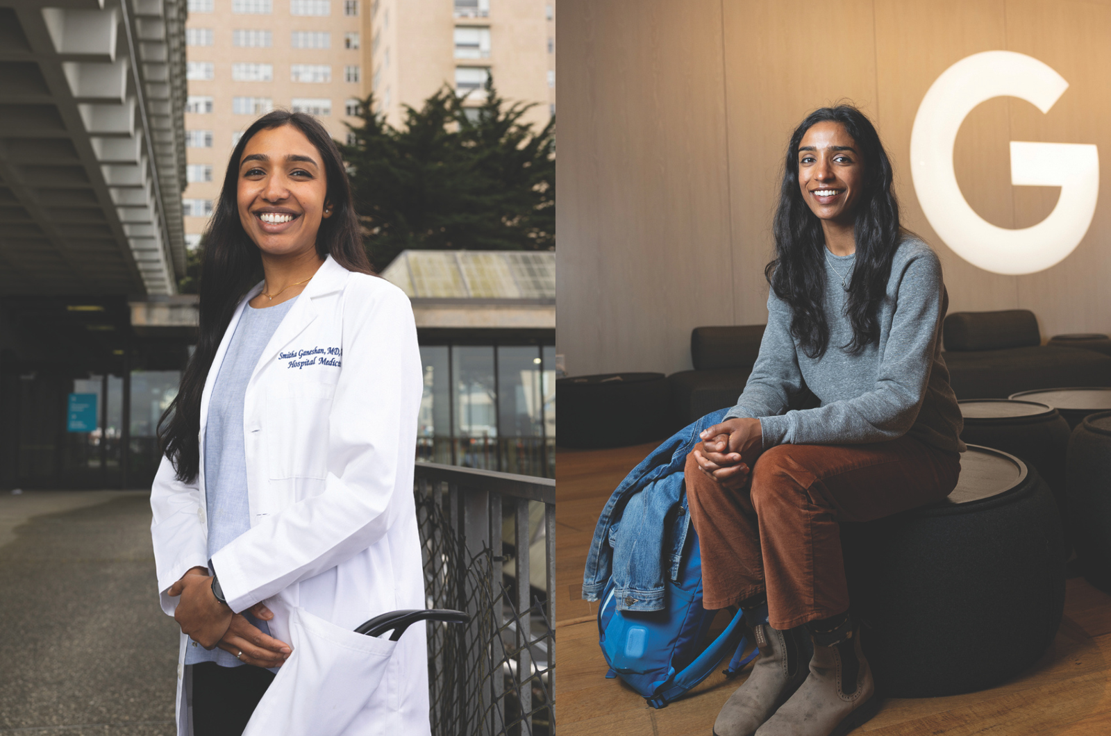 Health & data: Ganeshan sisters share a similar path to different fields