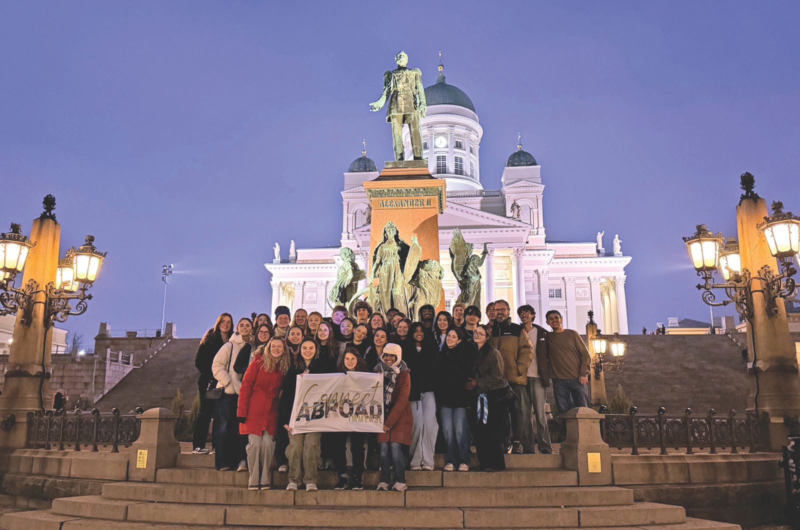 Sustainability & ecological stewardship: First-year Honors students ‘connect abroad’ to learn in Finland